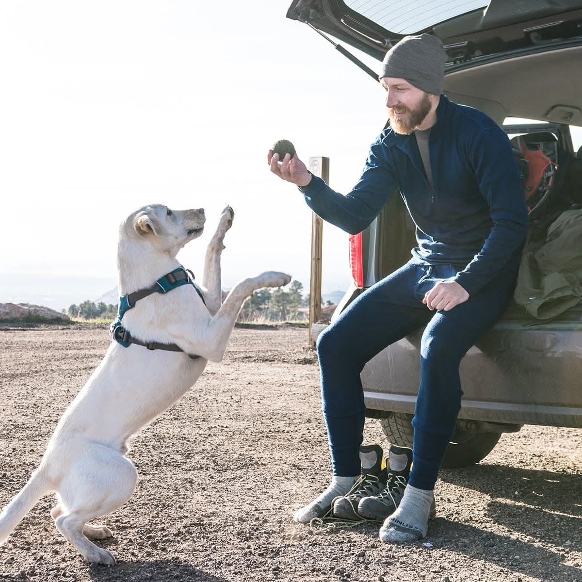 Men's Midweight 100% Merino Wool Thermal Base Layer Bottoms