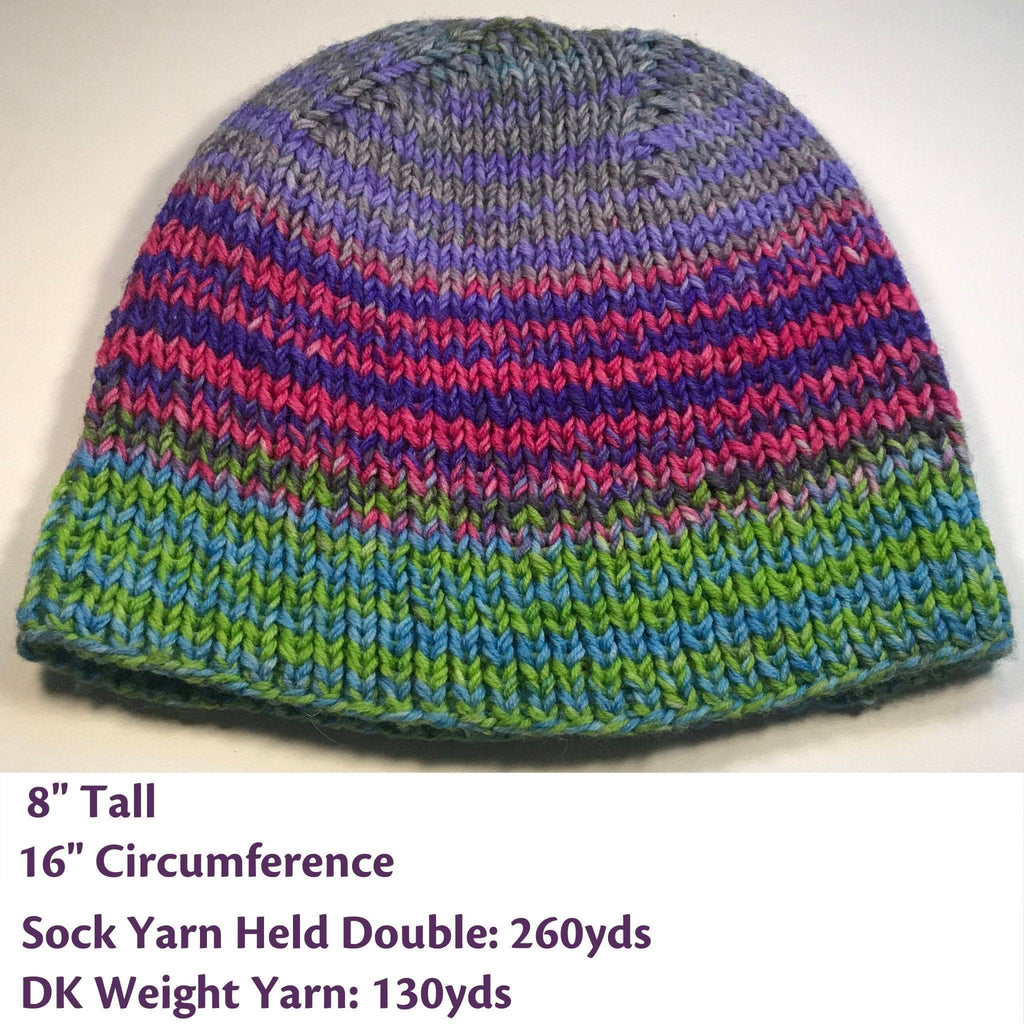Boss Beanie Knit Pattern: Easy DIY Self-Striping Hat Tutorial