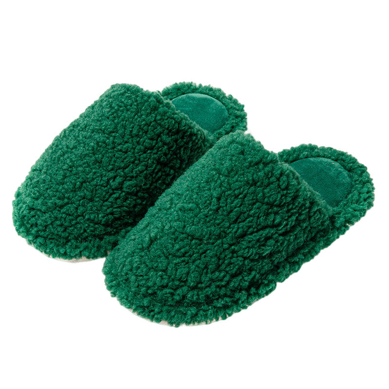 Unisex Memory Foam Plush Slippers with Non-Slip Sole for Home