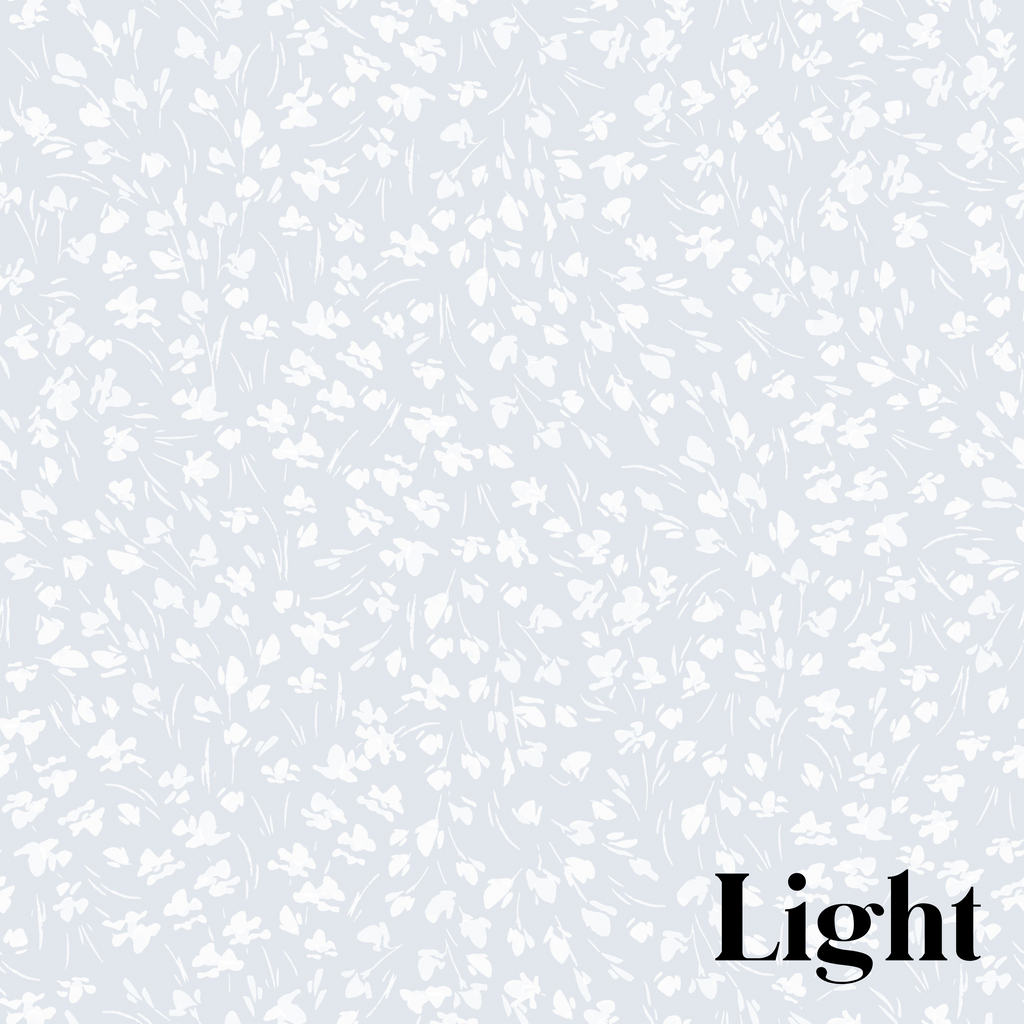 Elsie Floral Wallpaper in Pink, Blue, and White
