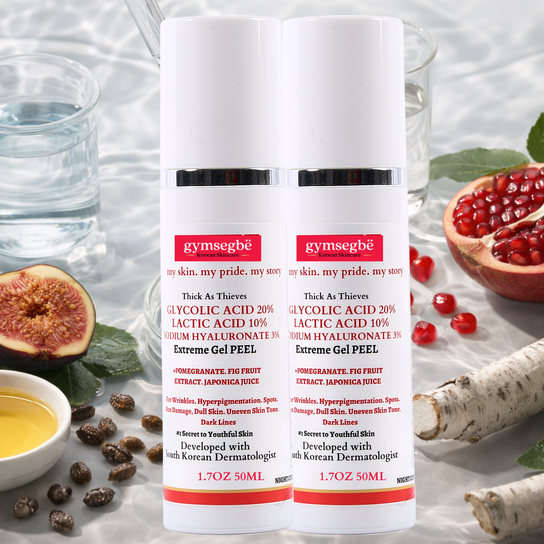 Extreme Glycolic & Lactic Acid Gel Peel, Clinical Exfoliation