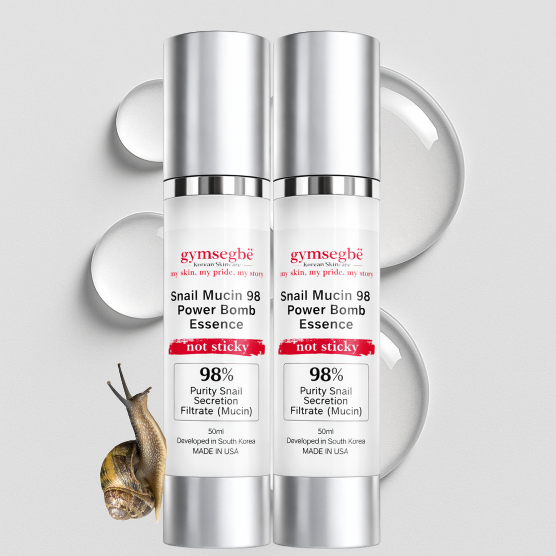 Snail Mucin 98% Power Essence for Hydration and Skin Bounce