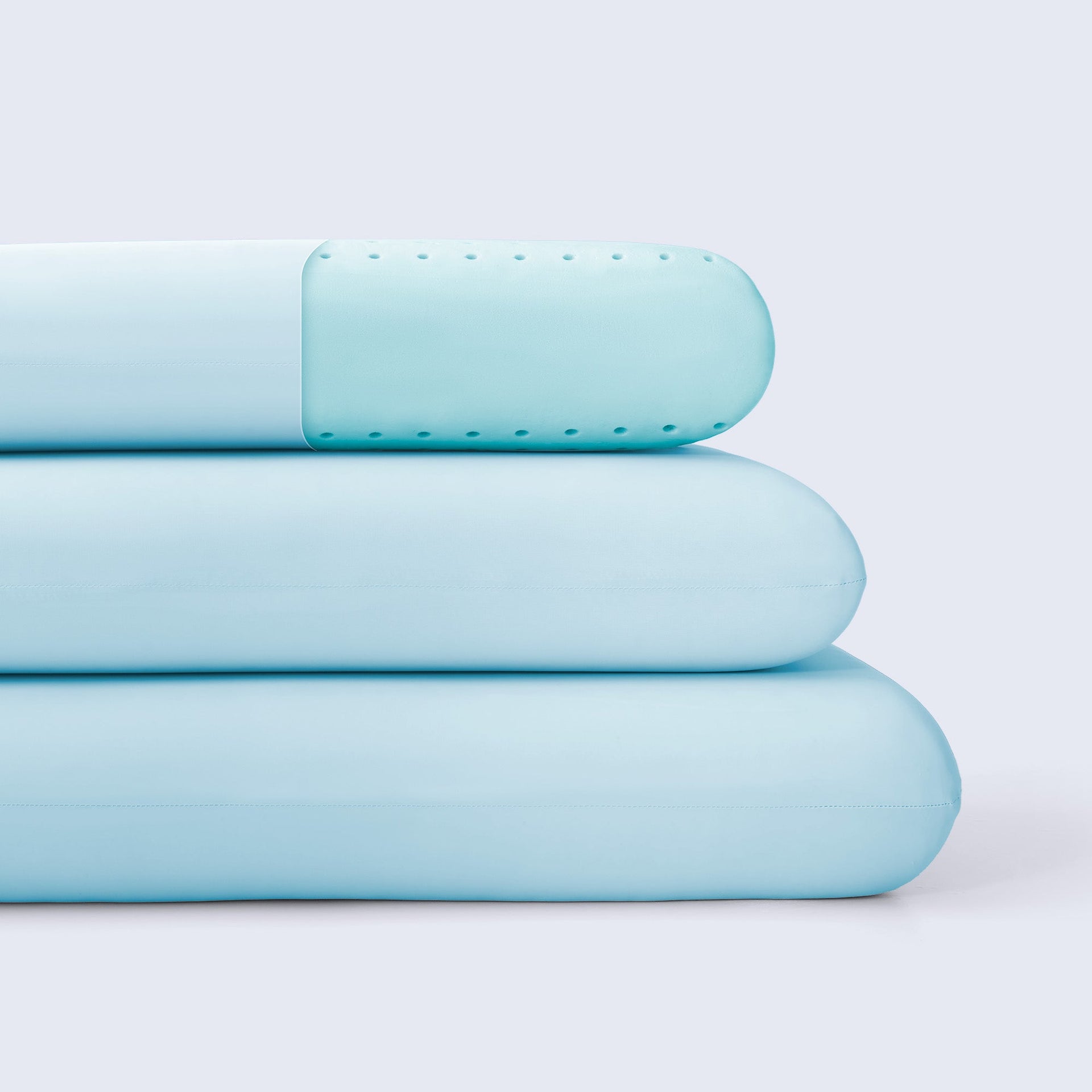 Cooling Memory Foam Pillow Perforated Breathable Contour Support - Image 2