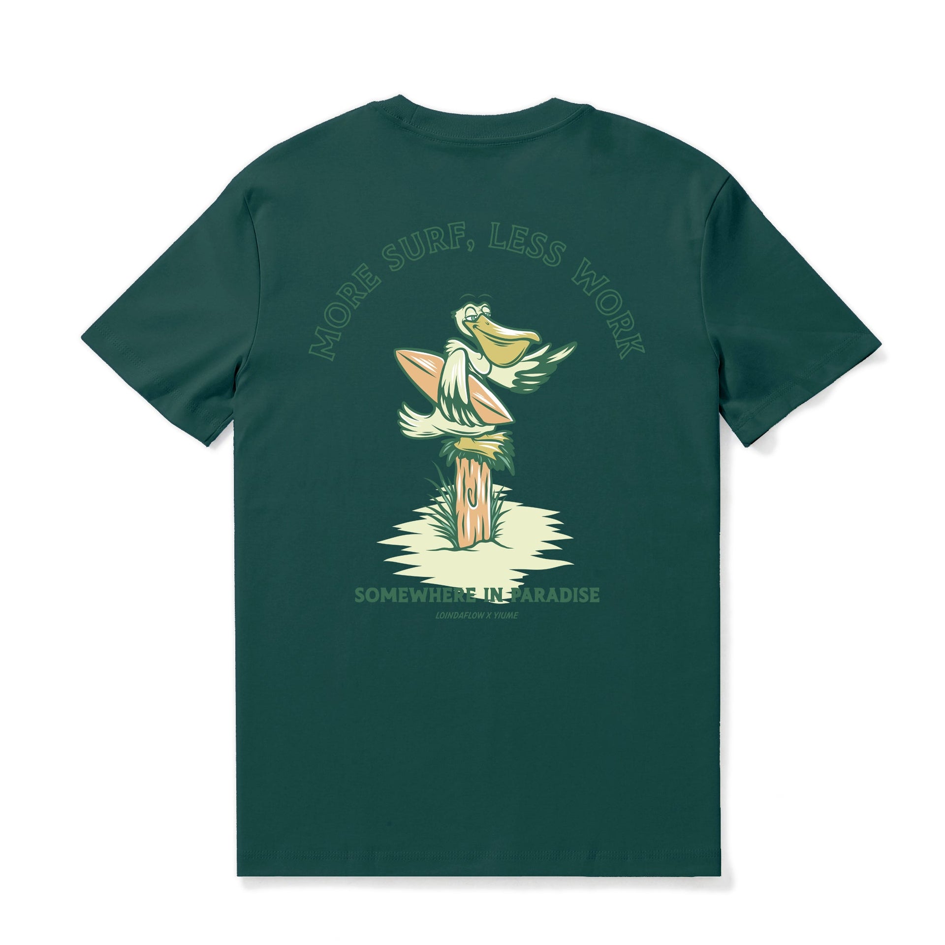 More Surf Less Work Graphic T-Shirt