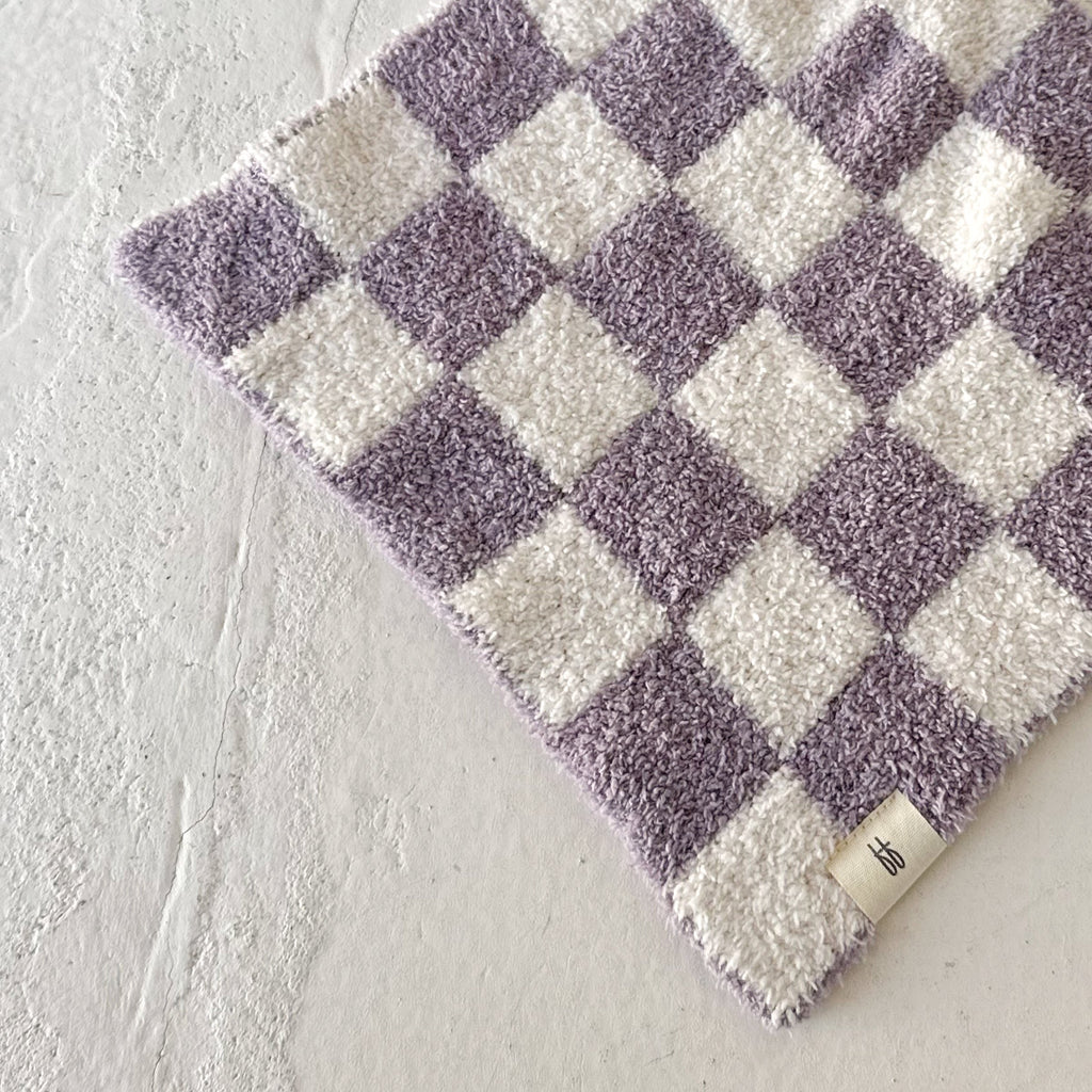 Grape Soda Lovey in Modern Geometric Knit
