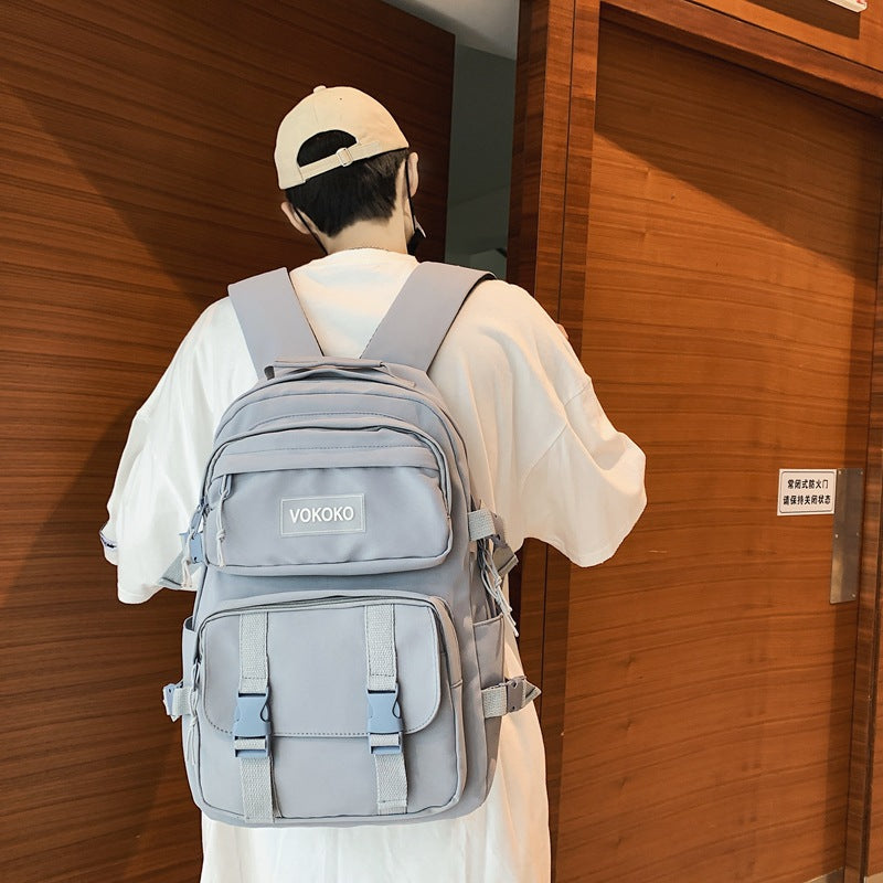 Canvas Utility Backpack for Travel and School