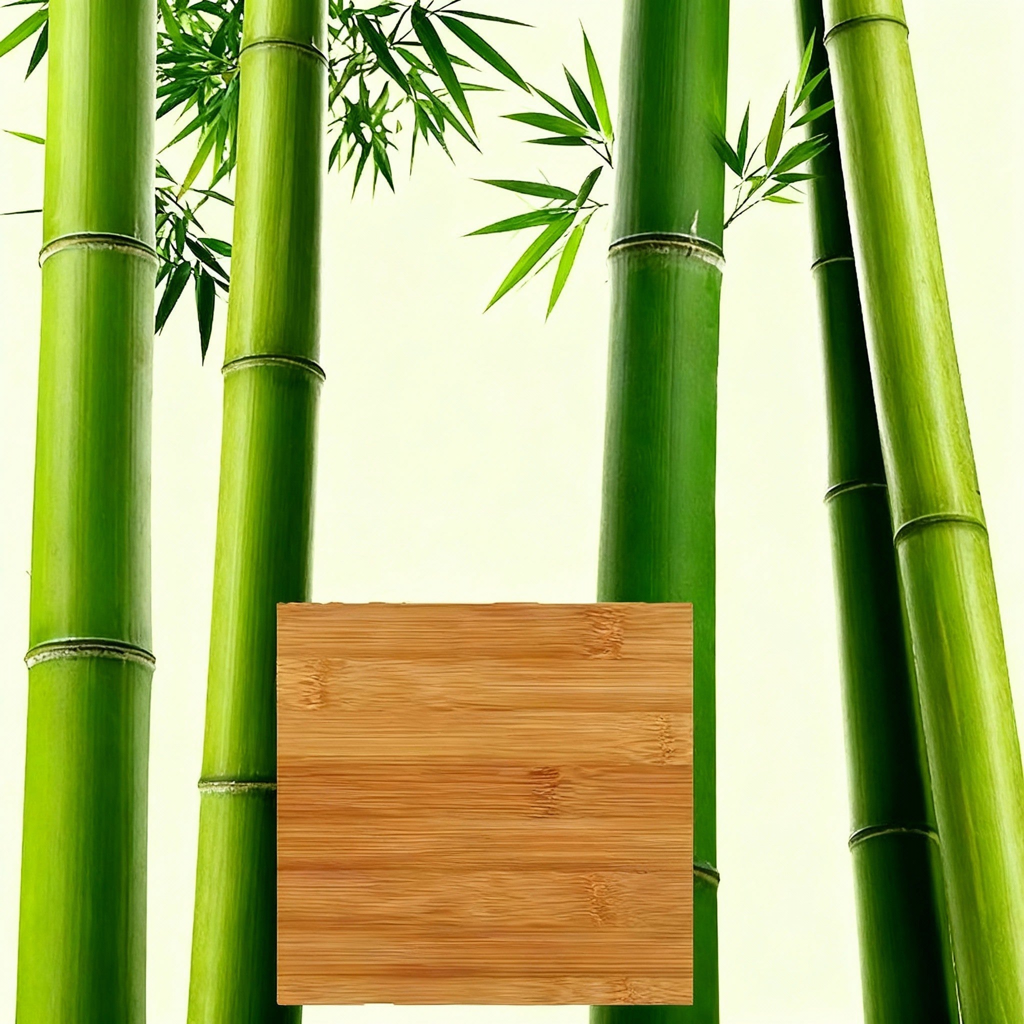 Tall Bamboo Bookshelf, Narrow Scandinavian Freestanding Rack