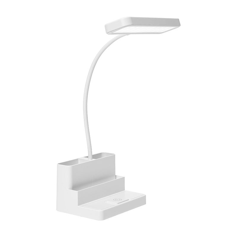 Smart LED Desk Lamp with Pen Storage and Dimming