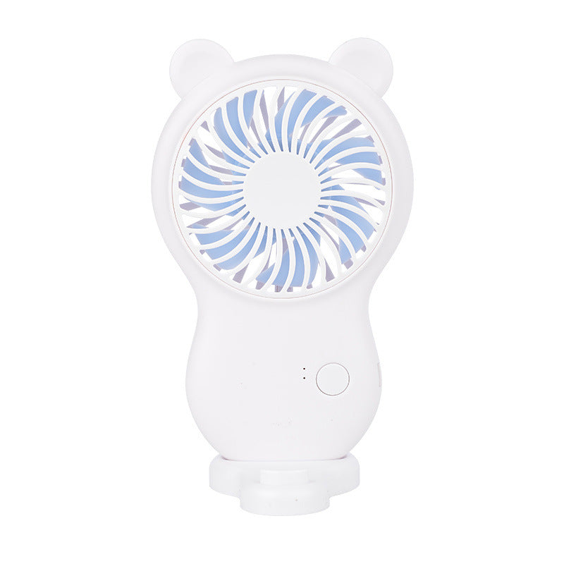 Portable Handheld Pocket Mini Fan with Adjustable Speed and Stand