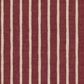 Drew Striped Wallpaper in Dark Teal, Deep Red & Off-White
