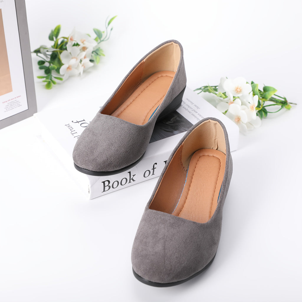 Elegant Black Comfort  Style Slip On Loafers