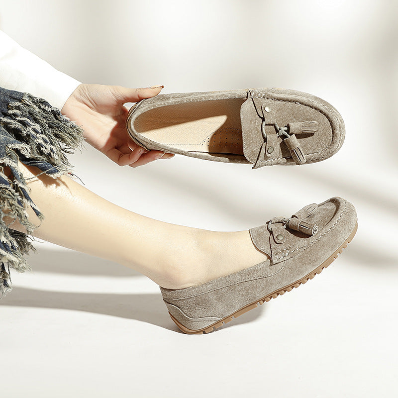Soft-Bottom Non-Slip Slip-On Loafer Flats — Women’s Easy Comfort Shoes