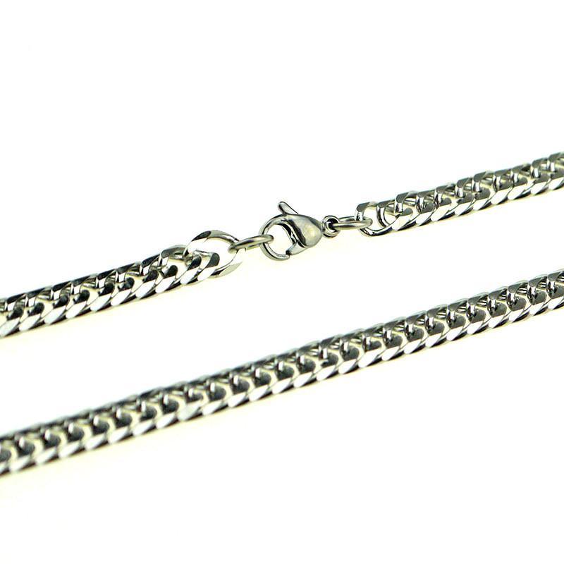 Men's 316 Stainless Steel Miami Curb Chain Bracelet