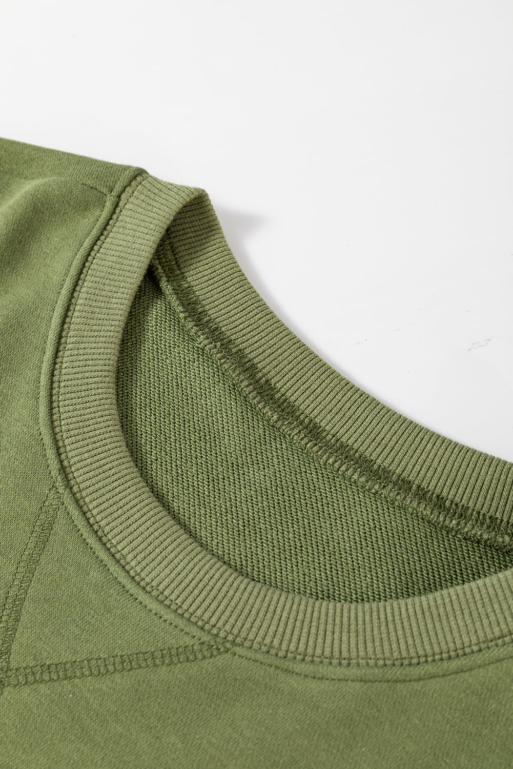 Ainsley Crisscross Stitching Loose Sweatshirt