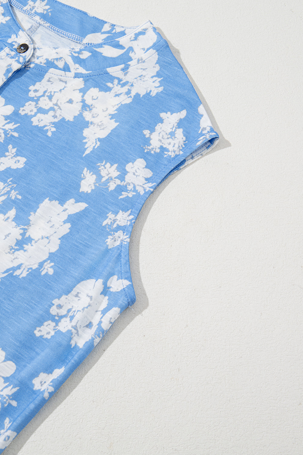 Pink Floral Print Sleeveless Wide Leg Jumpsuit