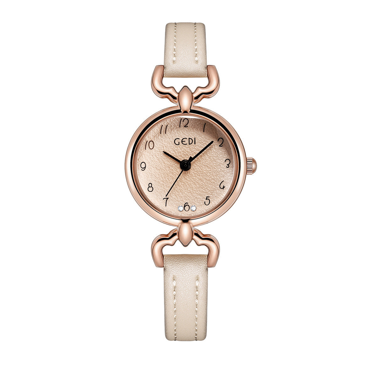Slim Textured Petite Dial Quartz Ladies Watch