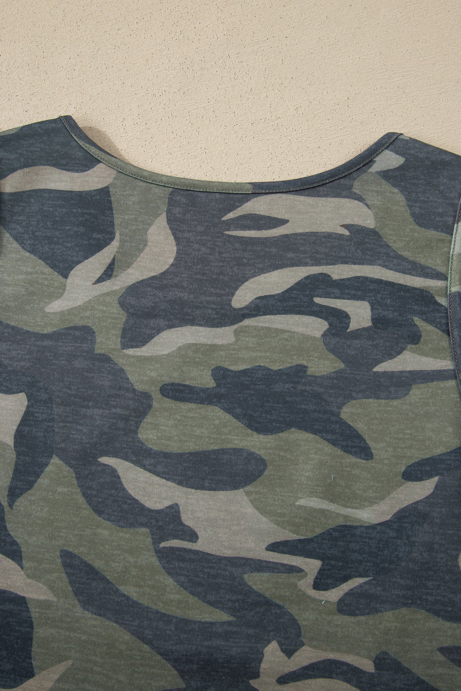 Tallulah Camouflage Print Slim Tank Top