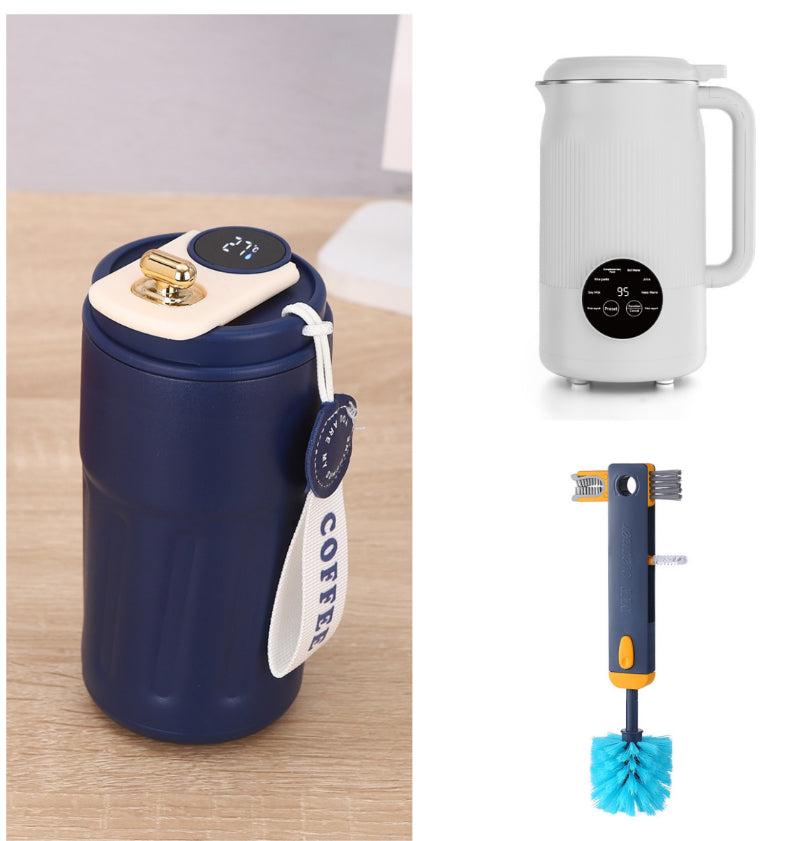 450ml Smart Digital Stainless Steel Thermal Insulated Coffee Mug