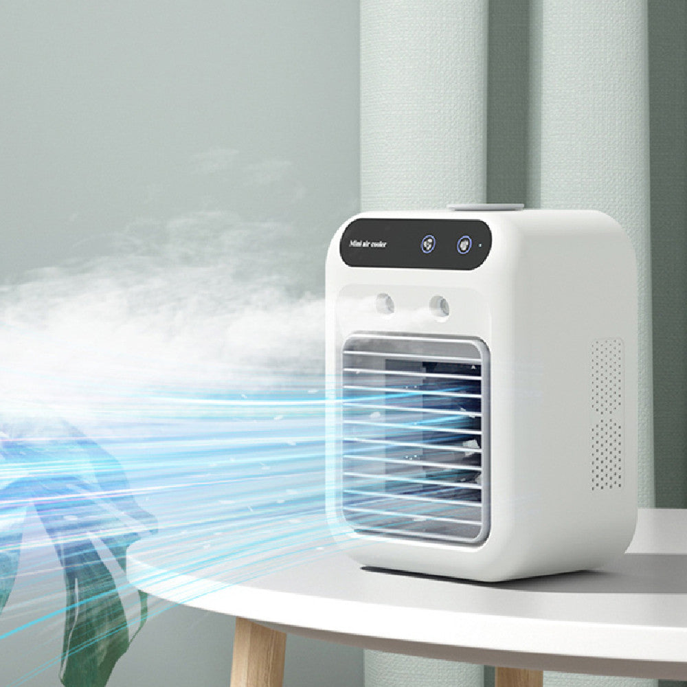 Portable Water Cooling Fan & Humidifying Air Conditioner for Desk