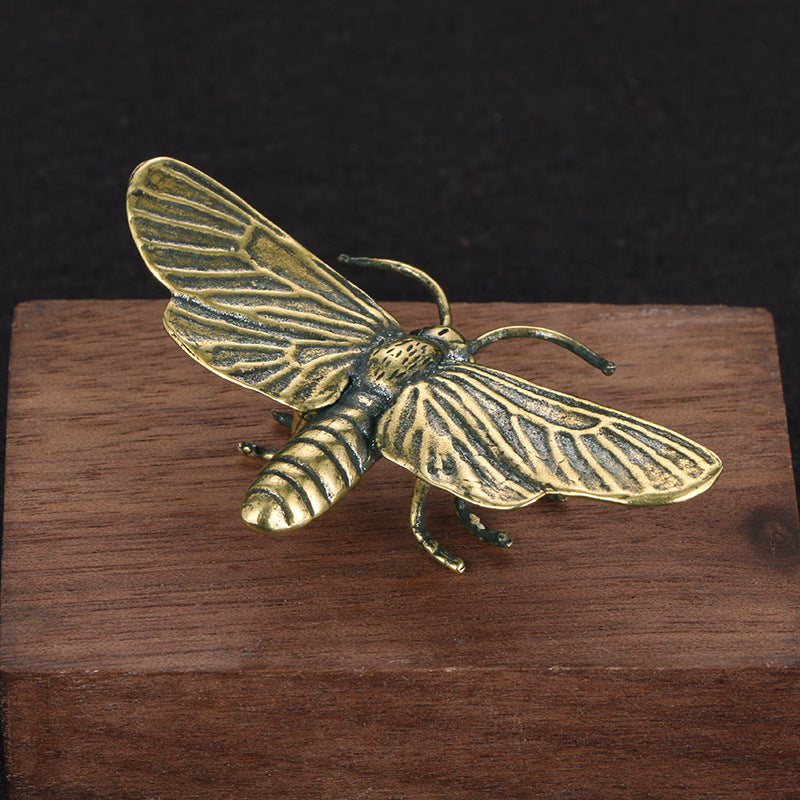 Handmade Solid Pure Copper Dragonfly Copper Ornaments