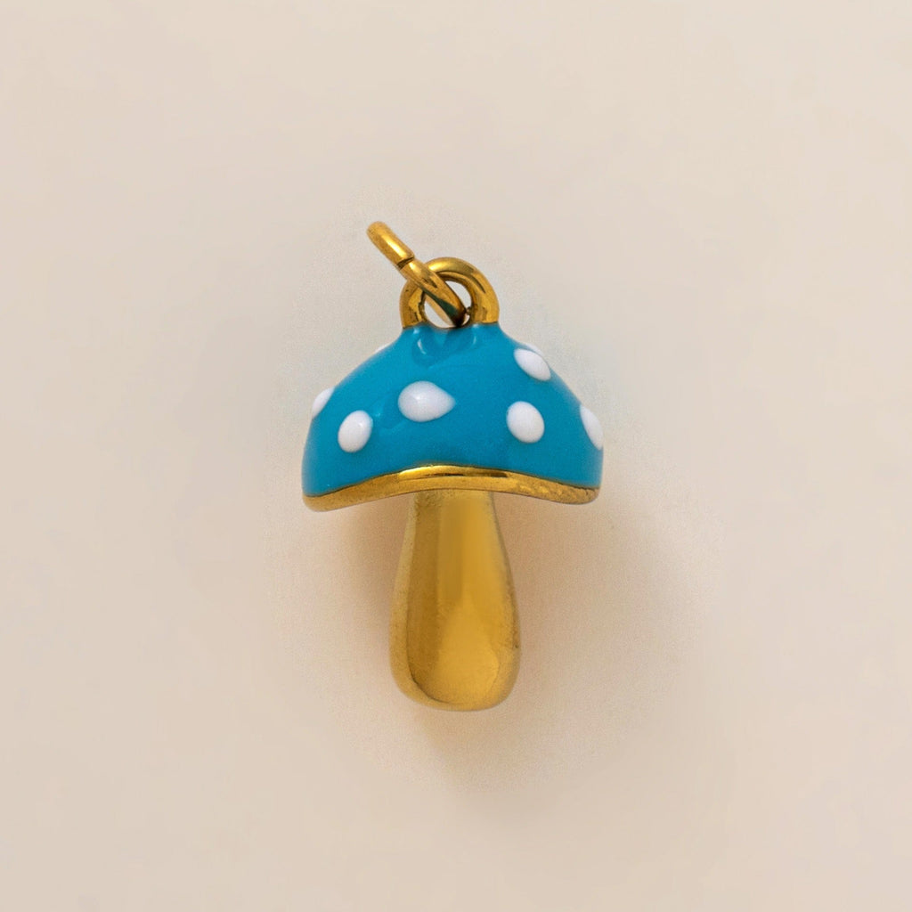 18K Gold Vacuum Plated Small Pendant Necklace
