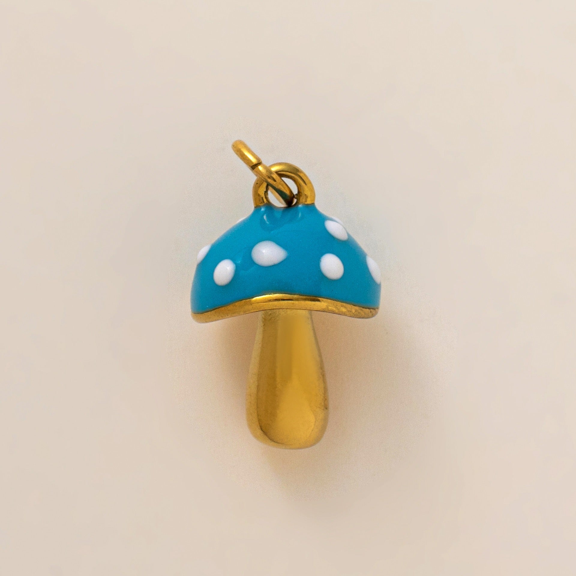18K Gold Vacuum Plated Small Pendant Necklace