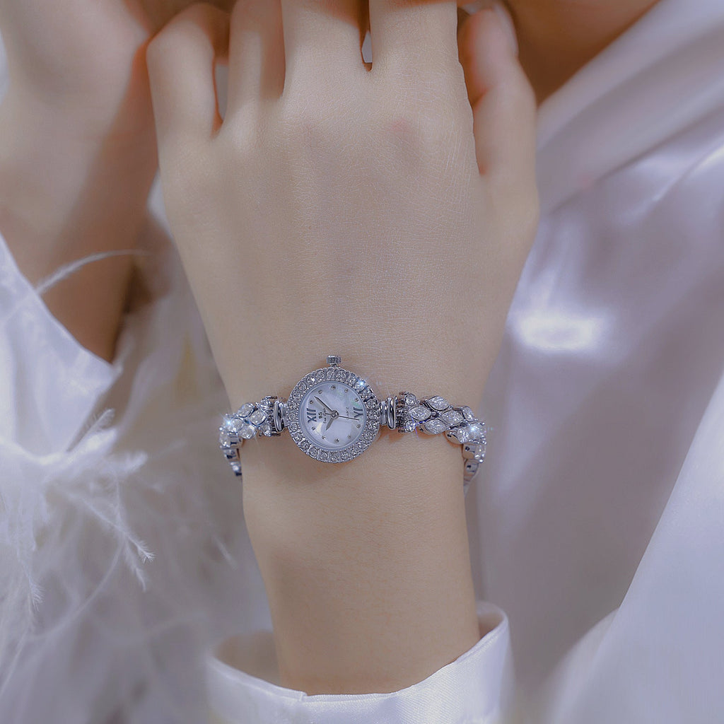 Baita Starry Horse Eye Zircon Light Luxury Exquisite Mermaid Watch