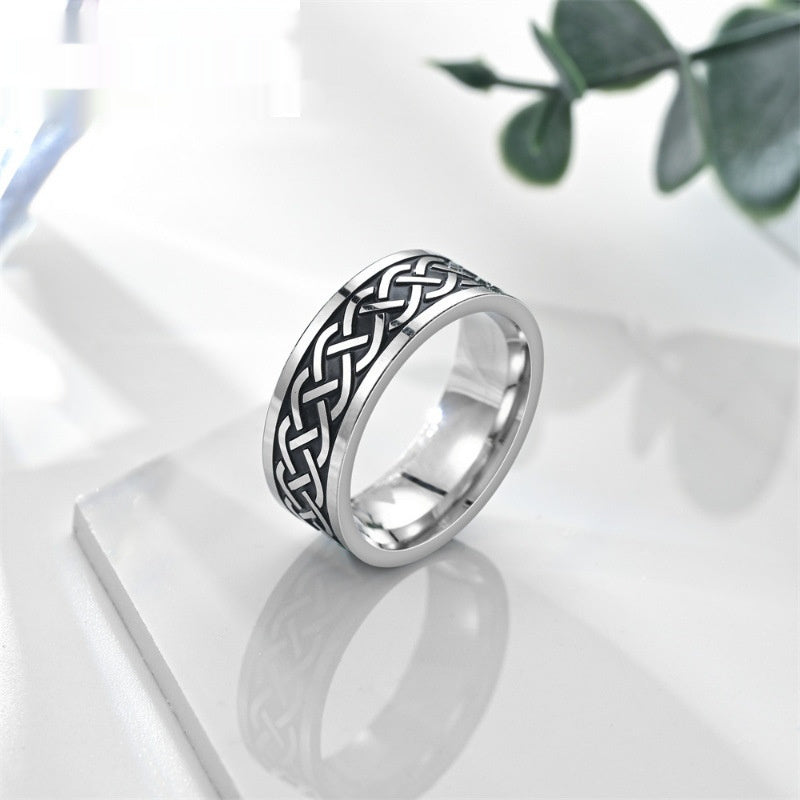 Mens Personalized Stainless Steel Ring