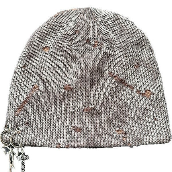 Retro Suede Velvet Flat-Top Winter Cap