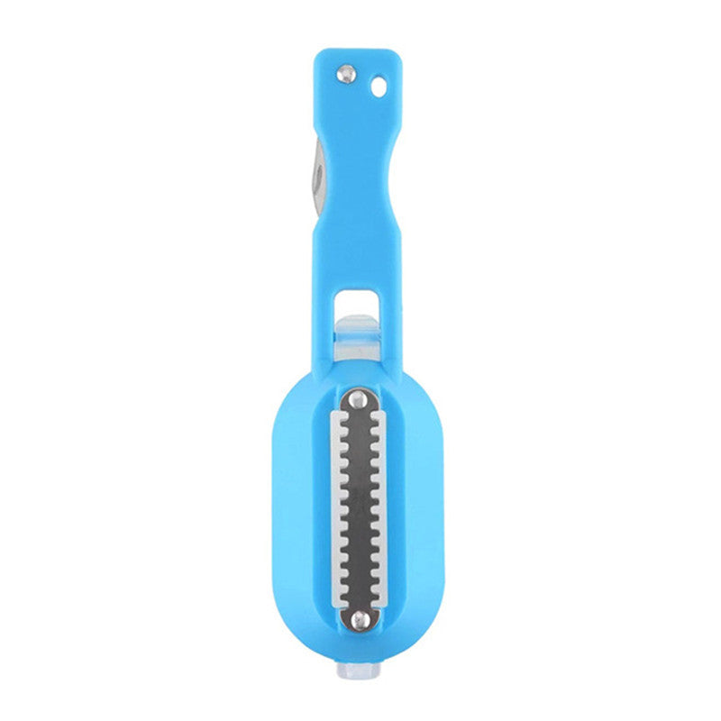 Modern Fish Scaler Scraper Tool with Mess-Free Cover, 20cm Length