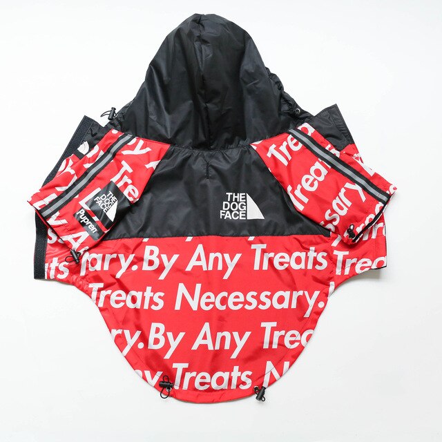 Yellow and Black Waterproof Dog Rain Jacket with Reflective Details - Image 26