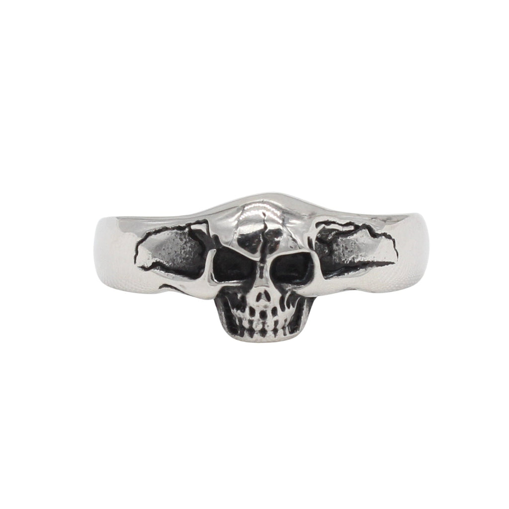 European And American Style Personalized Vintage Skull Titanium Steel Ring