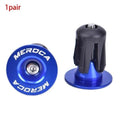 2Pcs Aluminum Bike Handlebar End Plugs - Lightweight Anti-Slip Caps