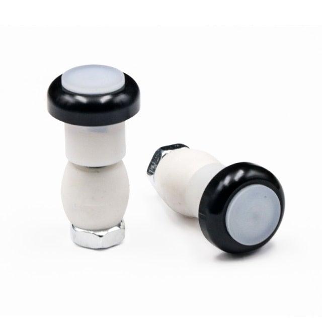LED Handlebar End Plug Safety Warning Lights for Bicycles (2 Pack)