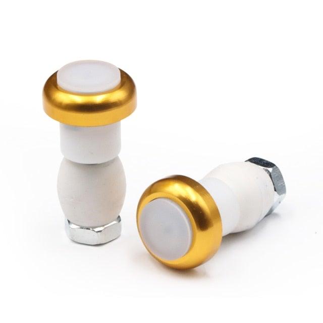 LED Handlebar End Plug Safety Warning Lights for Bicycles (2 Pack)