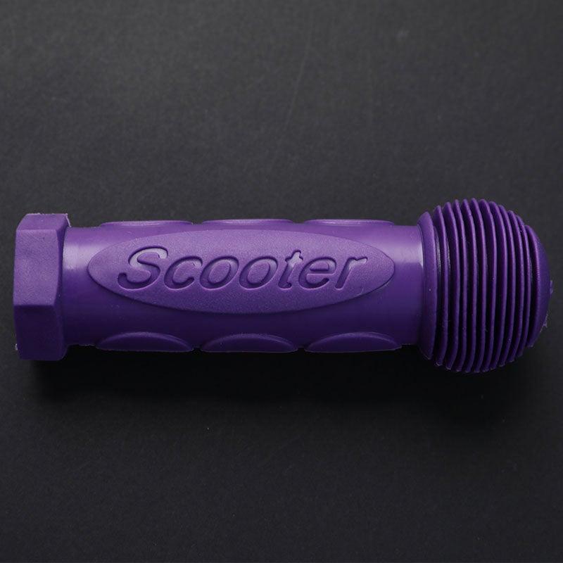Purple Mushroom Handlebar Grips for Kids Bikes and Scooters