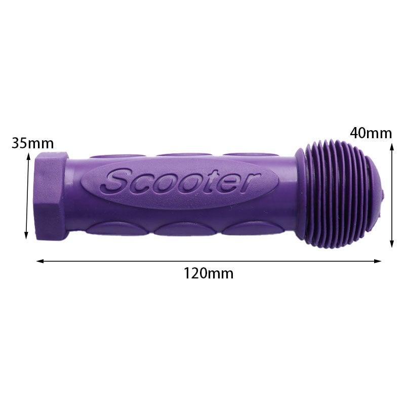 Purple Mushroom Handlebar Grips for Kids Bikes and Scooters