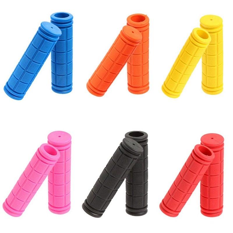 Non-Slip Rubber Bike Handlebar Grips for Mountain Road & Kids Bikes