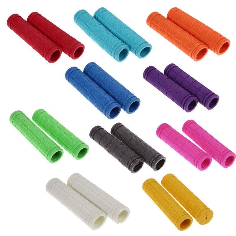 Non-Slip Rubber Bike Handlebar Grips for Mountain Road & Kids Bikes