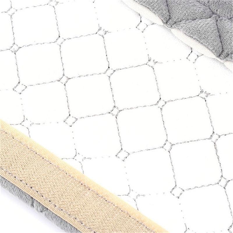 Soft Velvet Car Seat Belt Shoulder Pads Geometric Comfort Covers