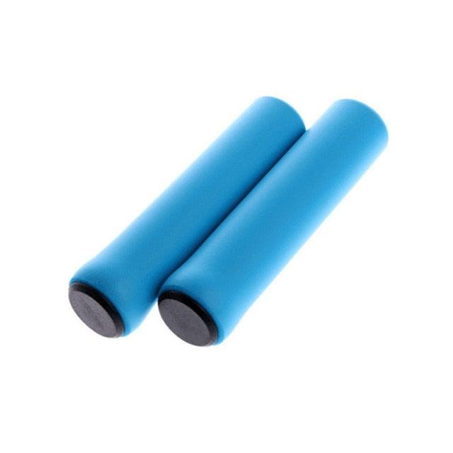 2PCS Anti-Slip Silicone Mountain Bike Handlebar Grips Shock-Absorbing