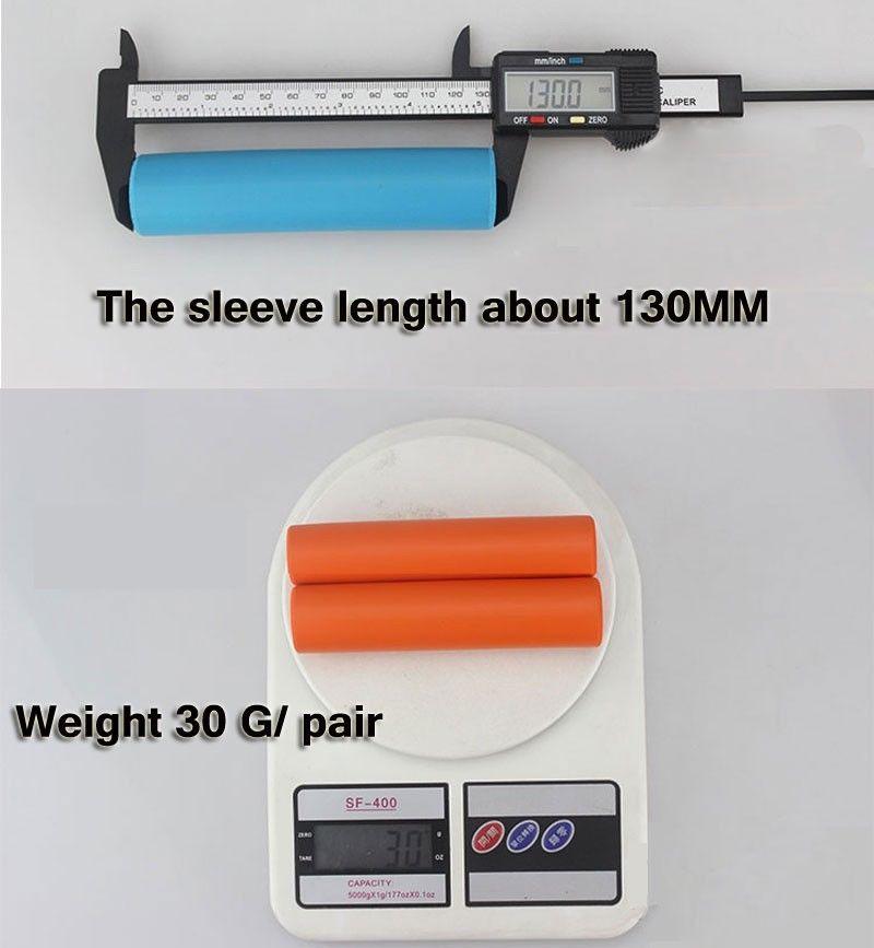 2PCS Anti-Slip Silicone Mountain Bike Handlebar Grips Shock-Absorbing