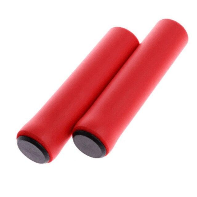 2PCS Anti-Slip Silicone Mountain Bike Handlebar Grips Shock-Absorbing