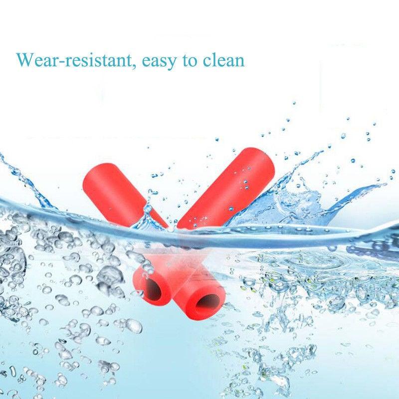 2PCS Anti-Slip Silicone Mountain Bike Handlebar Grips Shock-Absorbing