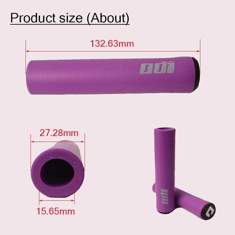 2PCS Anti-Slip Silicone Mountain Bike Handlebar Grips Shock-Absorbing