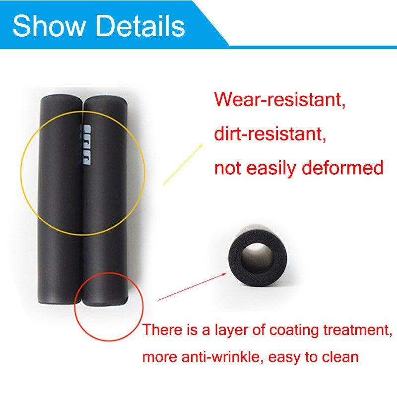 2PCS Anti-Slip Silicone Mountain Bike Handlebar Grips Shock-Absorbing