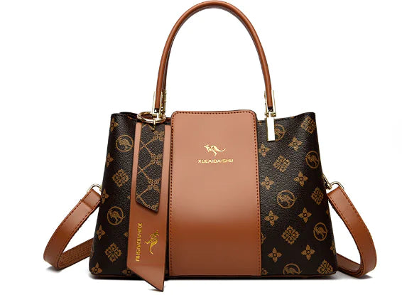 Classic Daishu Women's Handbag with Color Block Design