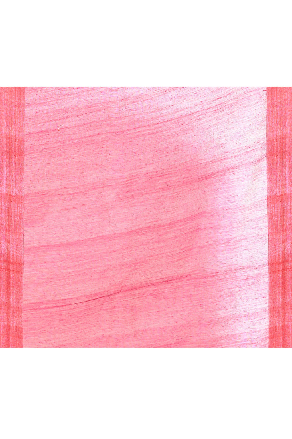 Orange Temple Border Embellished Cotton Blend Jamdani Saree