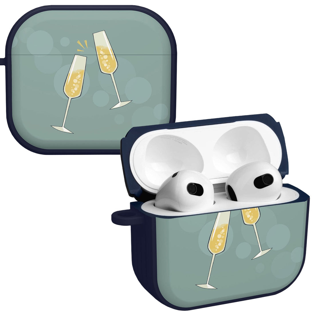Wine Beer Booze HDX Protective Apple AirPods Gen 3 Case Cover
