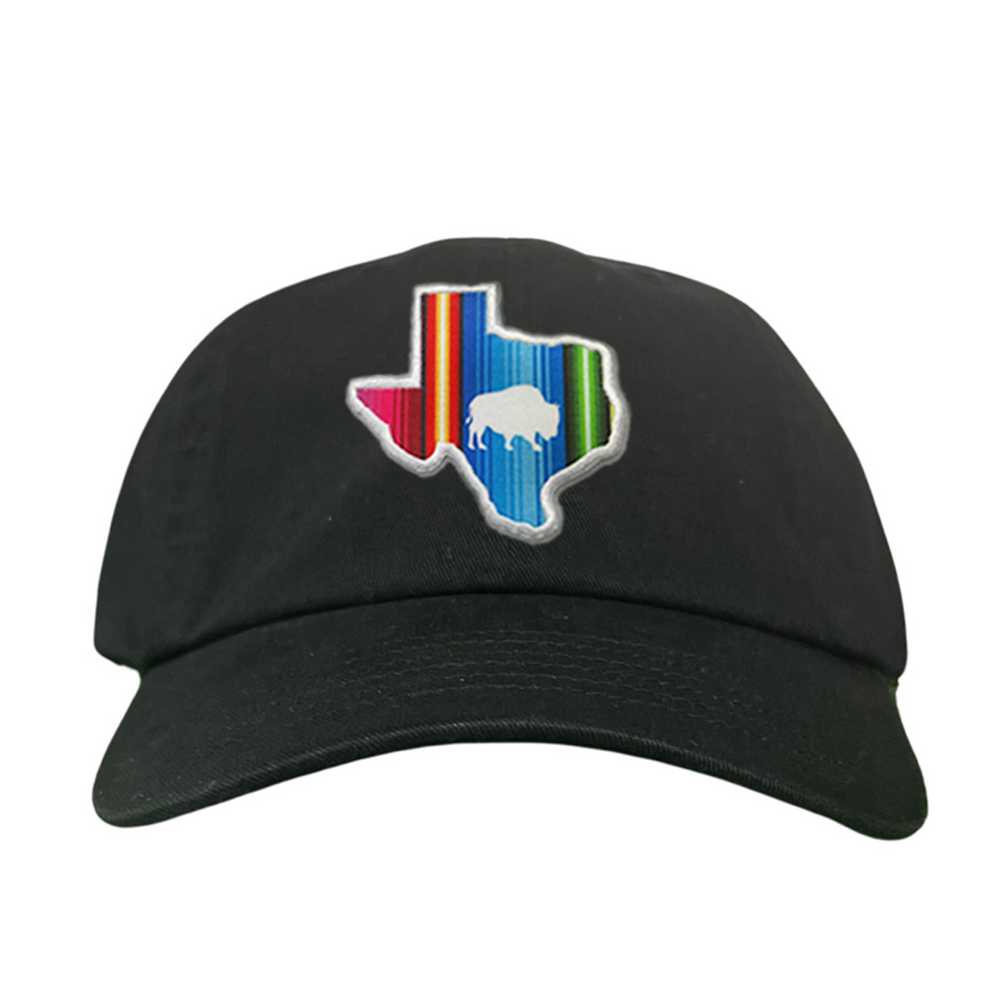 State of Texas Serape Baseball Cap with Adjustable Snapback Closure